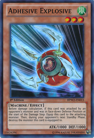 Adhesive Explosive [BPW2-EN015] Super Rare | Pegasus Games WI