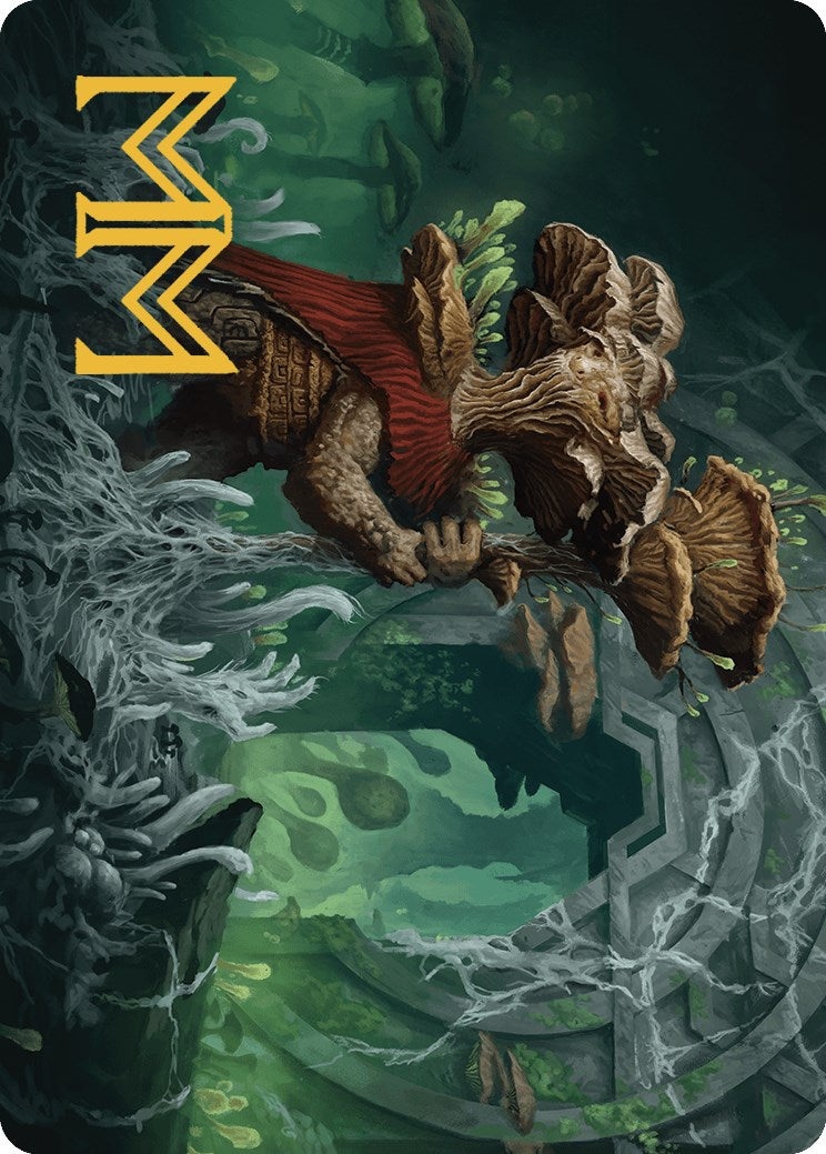 Tendril of the Mycotyrant Art Card (Gold-Stamped Signature) [The Lost Caverns of Ixalan Art Series] | Pegasus Games WI