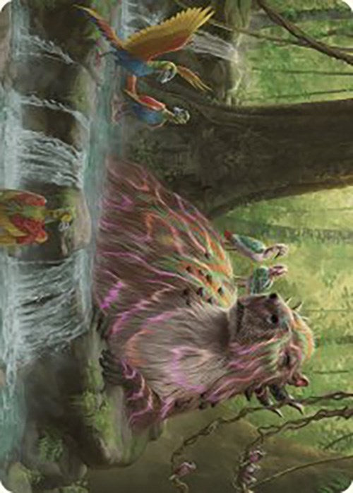 Basking Capybara Art Card [The Lost Caverns of Ixalan Art Series] | Pegasus Games WI