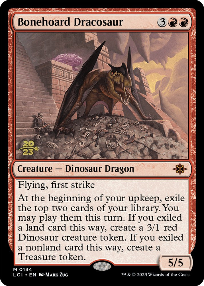 Bonehoard Dracosaur [The Lost Caverns of Ixalan Prerelease Cards] | Pegasus Games WI