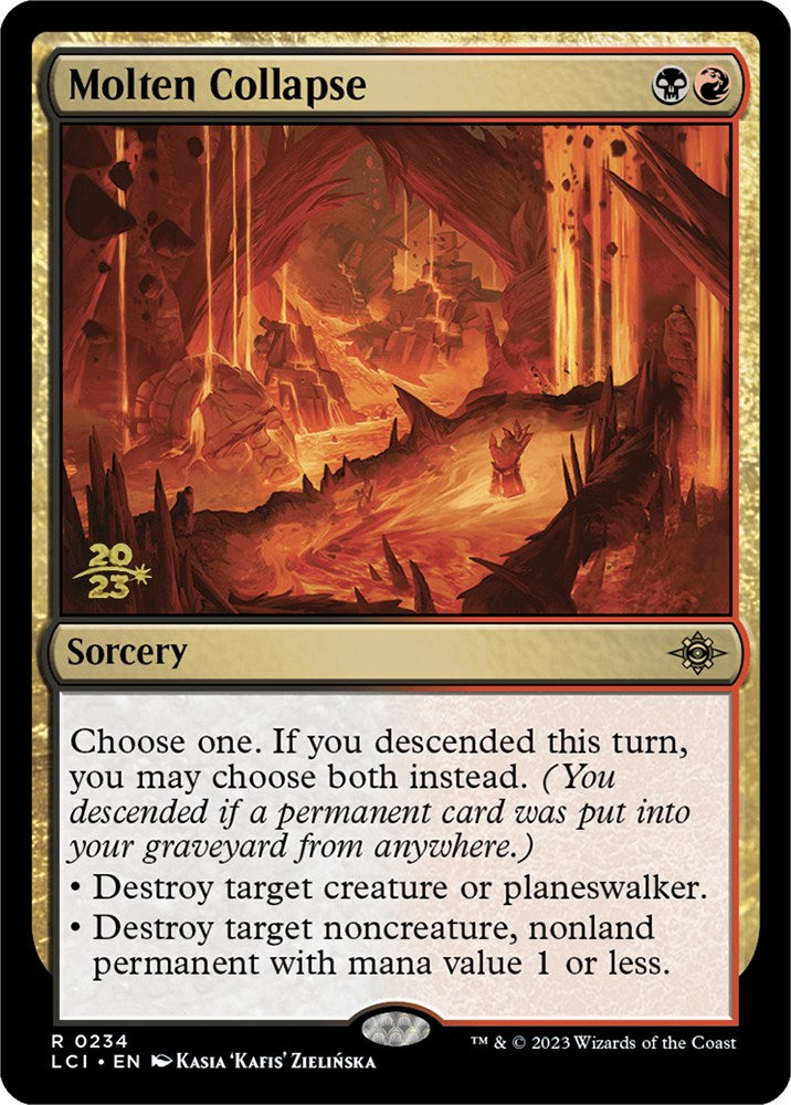 Molten Collapse [The Lost Caverns of Ixalan Prerelease Cards] | Pegasus Games WI