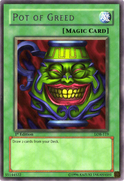 Pot of Greed [LOB-119] Rare | Pegasus Games WI