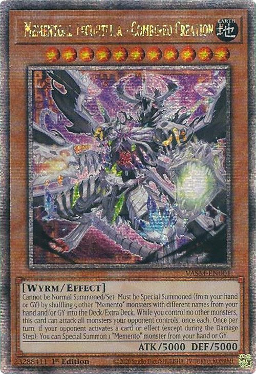 Mementoal Tecuhtlica - Combined Creation (Quarter Century Secret Rare) [VASM-EN001] Quarter Century Secret Rare | Pegasus Games WI