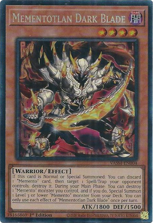 Mementotlan Dark Blade (CR) [VASM-EN004] Collector's Rare | Pegasus Games WI