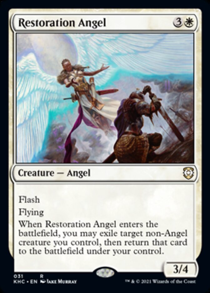 Restoration Angel [Kaldheim Commander] | Pegasus Games WI