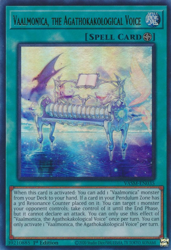 Vaalmonica, the Agathokakological Voice [VASM-EN035] Ultra Rare | Pegasus Games WI