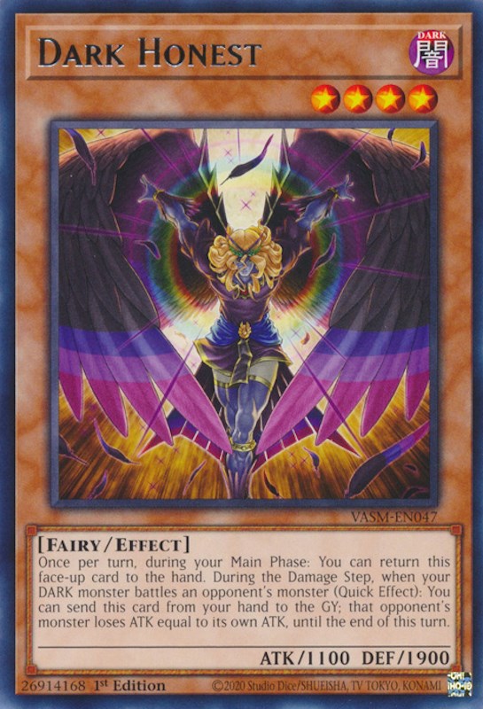 Dark Honest [VASM-EN047] Rare | Pegasus Games WI