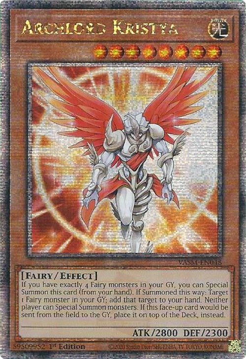 Archlord Kristya (Quarter Century Secret Rare) [VASM-EN048] Quarter Century Secret Rare | Pegasus Games WI