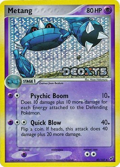 Metang (40/107) (Stamped) [EX: Deoxys] | Pegasus Games WI