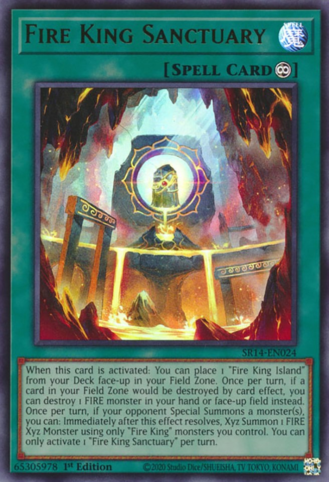 Fire King Sanctuary [SR14-EN024] Ultra Rare | Pegasus Games WI