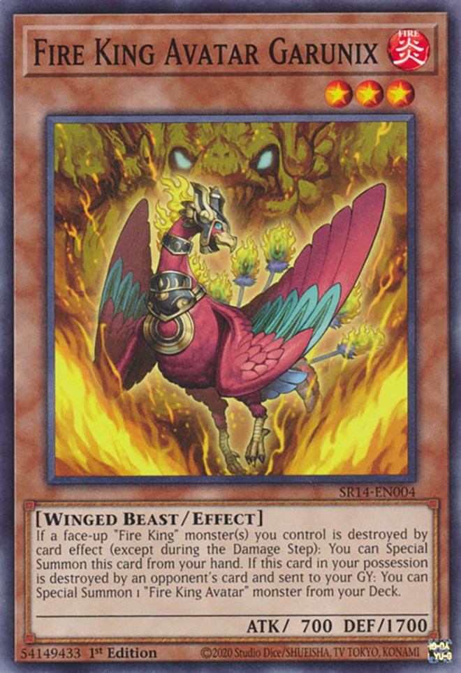 Fire King Avatar Garunix [SR14-EN004] Common | Pegasus Games WI