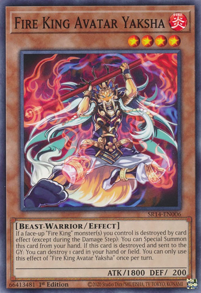 Fire King Avatar Yaksha [SR14-EN006] Common | Pegasus Games WI