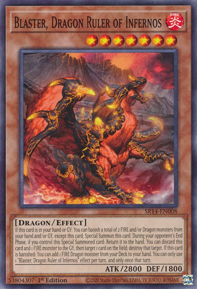 Blaster, Dragon Ruler of Infernos [SR14-EN008] Common | Pegasus Games WI