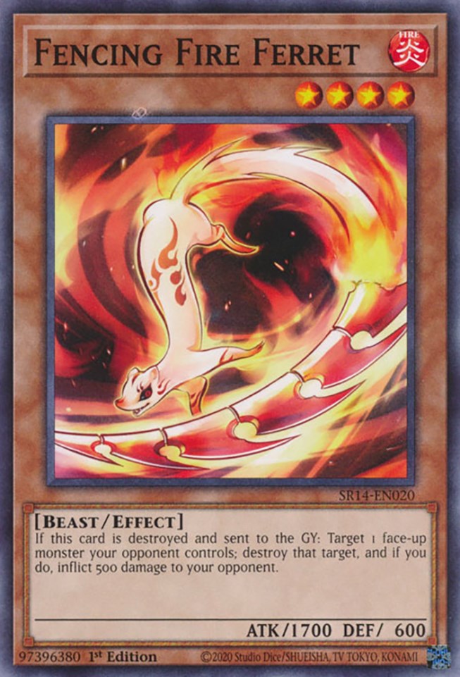 Fencing Fire Ferret [SR14-EN020] Common | Pegasus Games WI