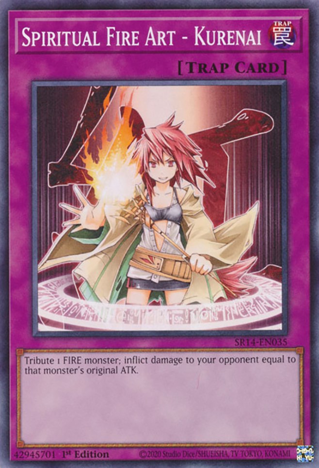 Spiritual Fire Art - Kurenai [SR14-EN035] Common | Pegasus Games WI