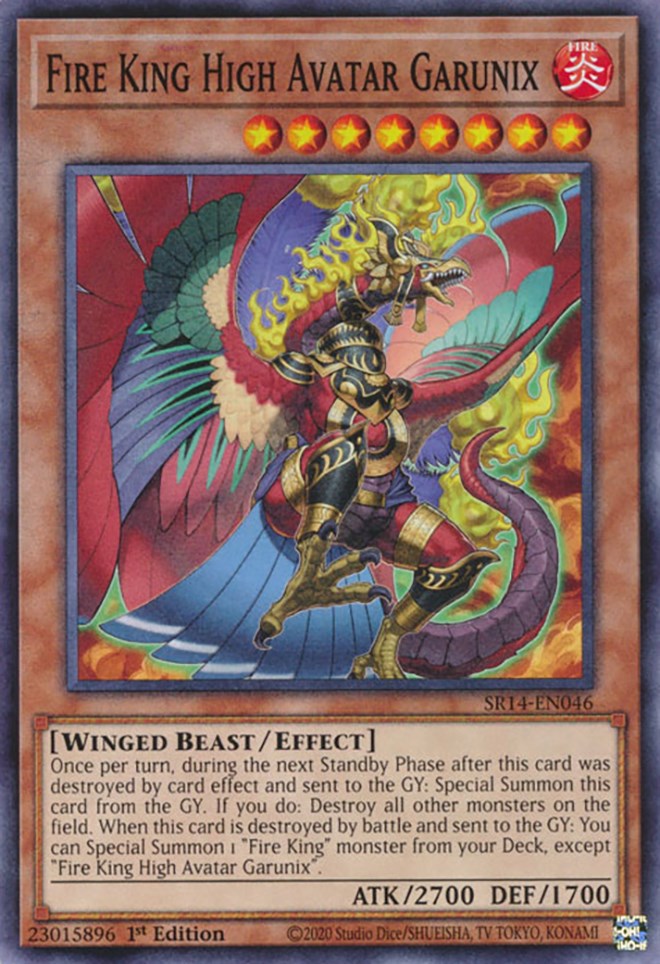 Fire King High Avatar Garunix [SR14-EN046] Common | Pegasus Games WI