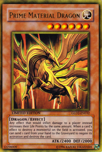 Prime Material Dragon [GLD2-EN032] Ultra Rare | Pegasus Games WI