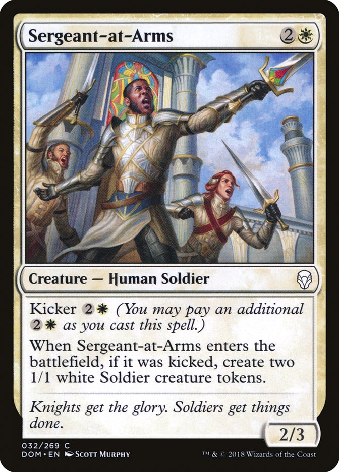 Sergeant-at-Arms [Dominaria] | Pegasus Games WI