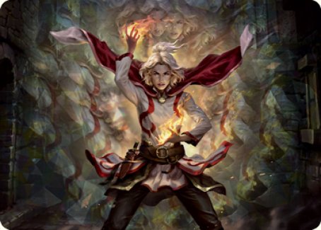 Delina, Wild Mage Art Card [Dungeons & Dragons: Adventures in the Forgotten Realms Art Series] | Pegasus Games WI