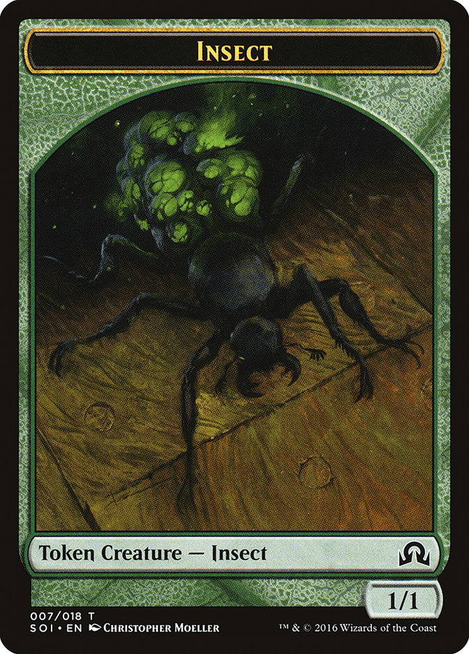 Insect Token [Shadows over Innistrad Tokens] | Pegasus Games WI