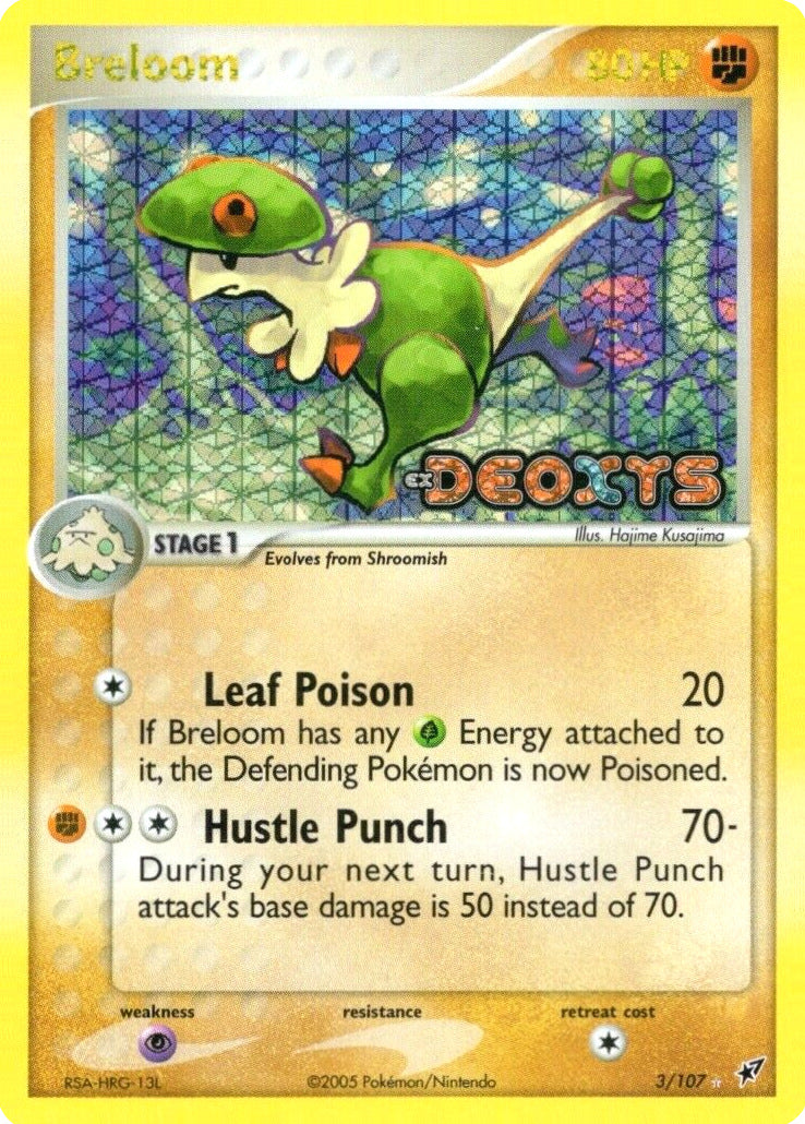 Breloom (3/107) (Stamped) [EX: Deoxys] | Pegasus Games WI