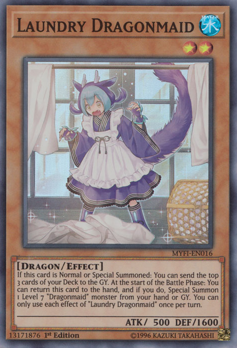 Laundry Dragonmaid [MYFI-EN016] Super Rare | Pegasus Games WI