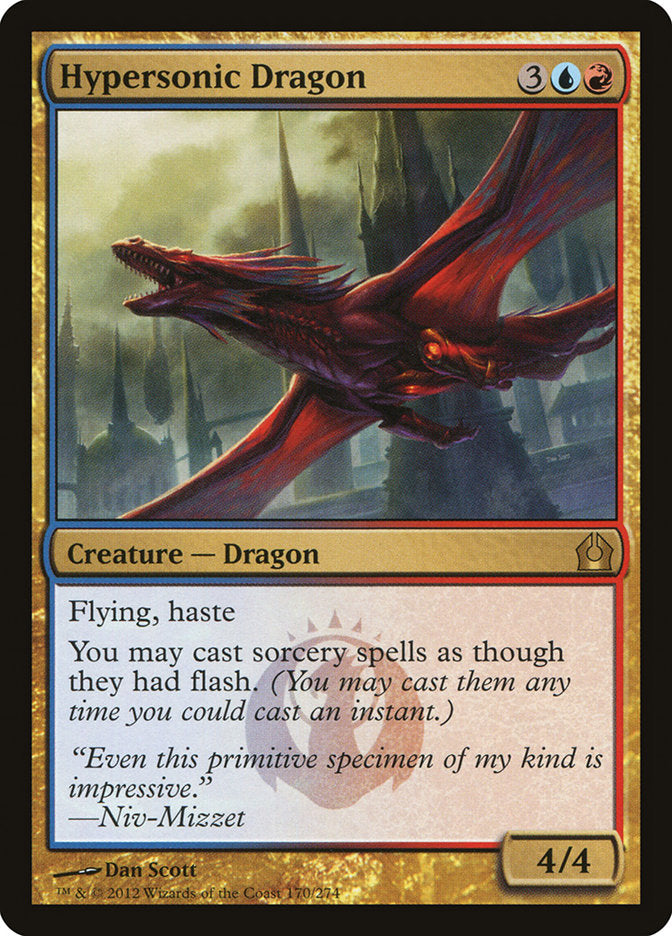 Hypersonic Dragon [Return to Ravnica] | Pegasus Games WI