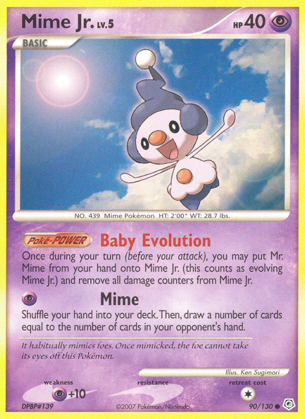 Mime Jr. (90/130) [Diamond & Pearl: Base Set] | Pegasus Games WI