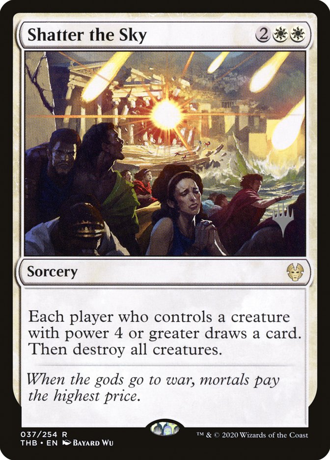 Shatter the Sky (Promo Pack) [Theros Beyond Death Promos] | Pegasus Games WI