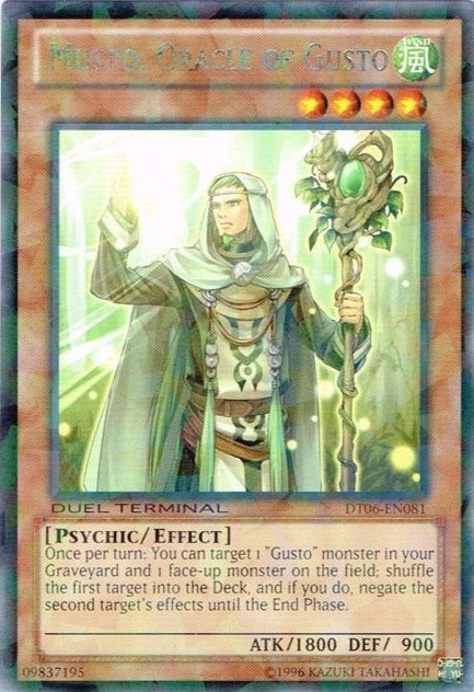 Musto, Oracle of Gusto [DT06-EN081] Rare | Pegasus Games WI