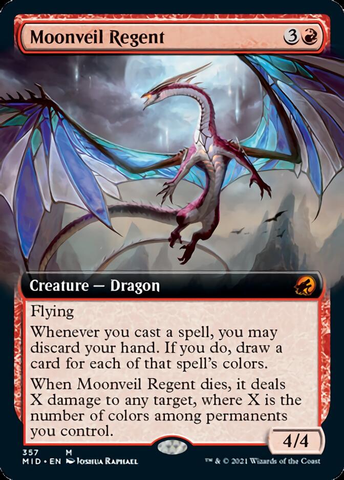 Moonveil Regent (Extended Art) [Innistrad: Midnight Hunt] | Pegasus Games WI