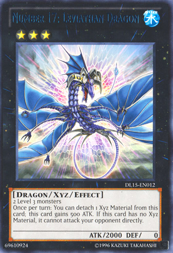 Number 17: Leviathan Dragon (Blue) [DL15-EN012] Rare | Pegasus Games WI