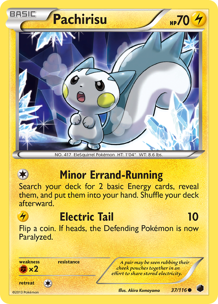 Pachirisu (37/116) [Black & White: Plasma Freeze] | Pegasus Games WI