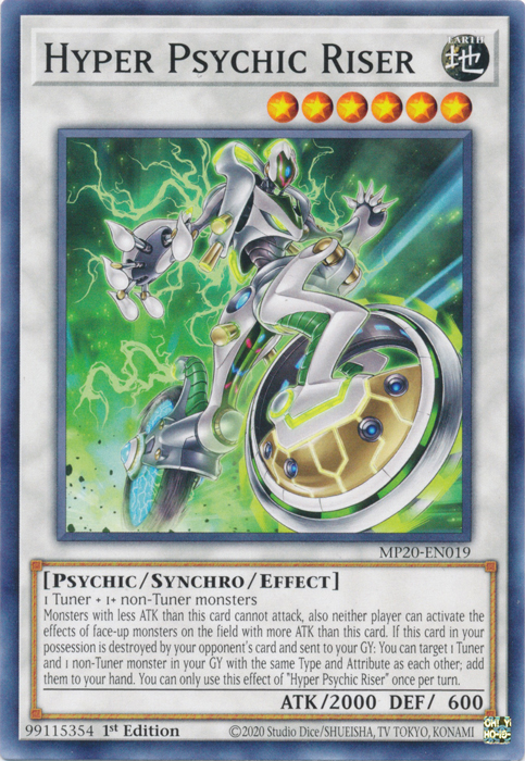 Hyper Psychic Riser [MP20-EN019] Common | Pegasus Games WI