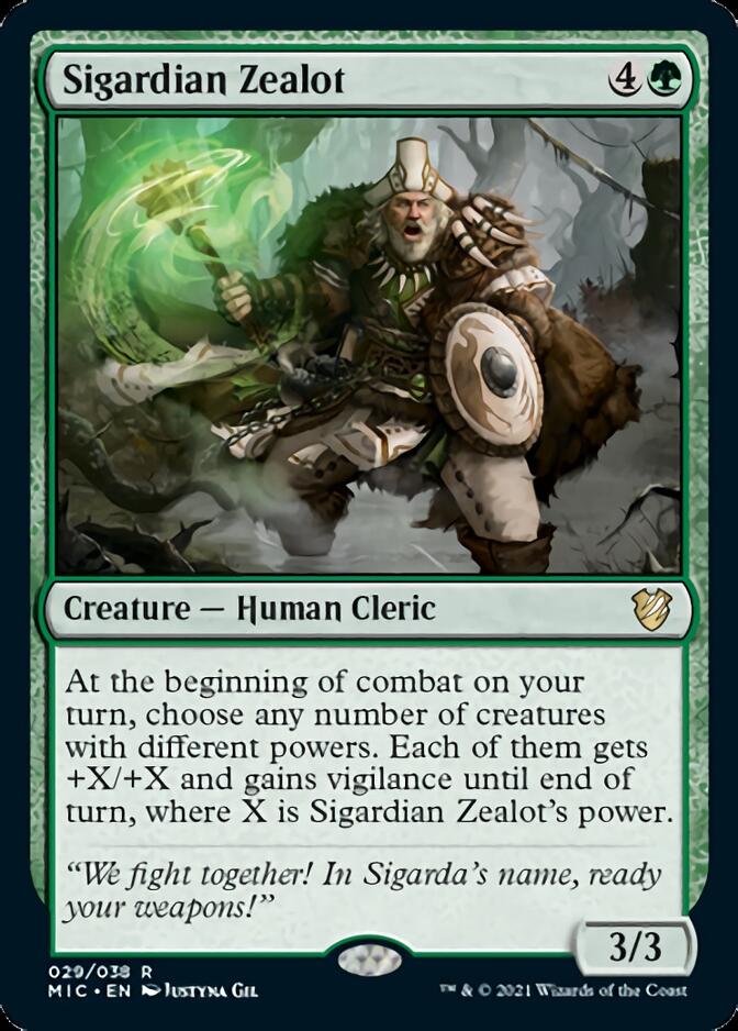 Sigardian Zealot [Innistrad: Midnight Hunt Commander] | Pegasus Games WI