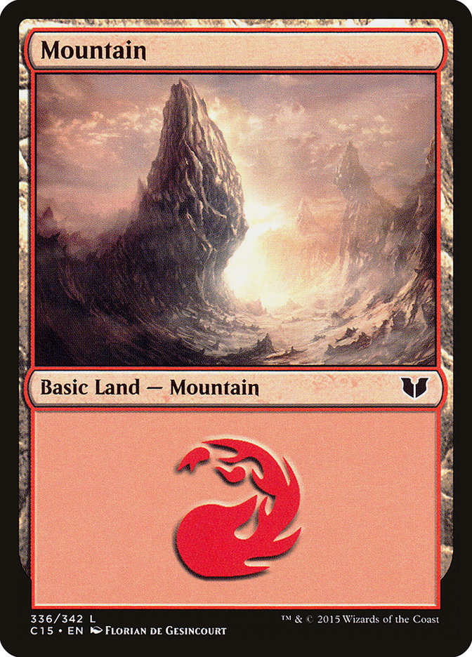 Mountain (336) [Commander 2015] | Pegasus Games WI