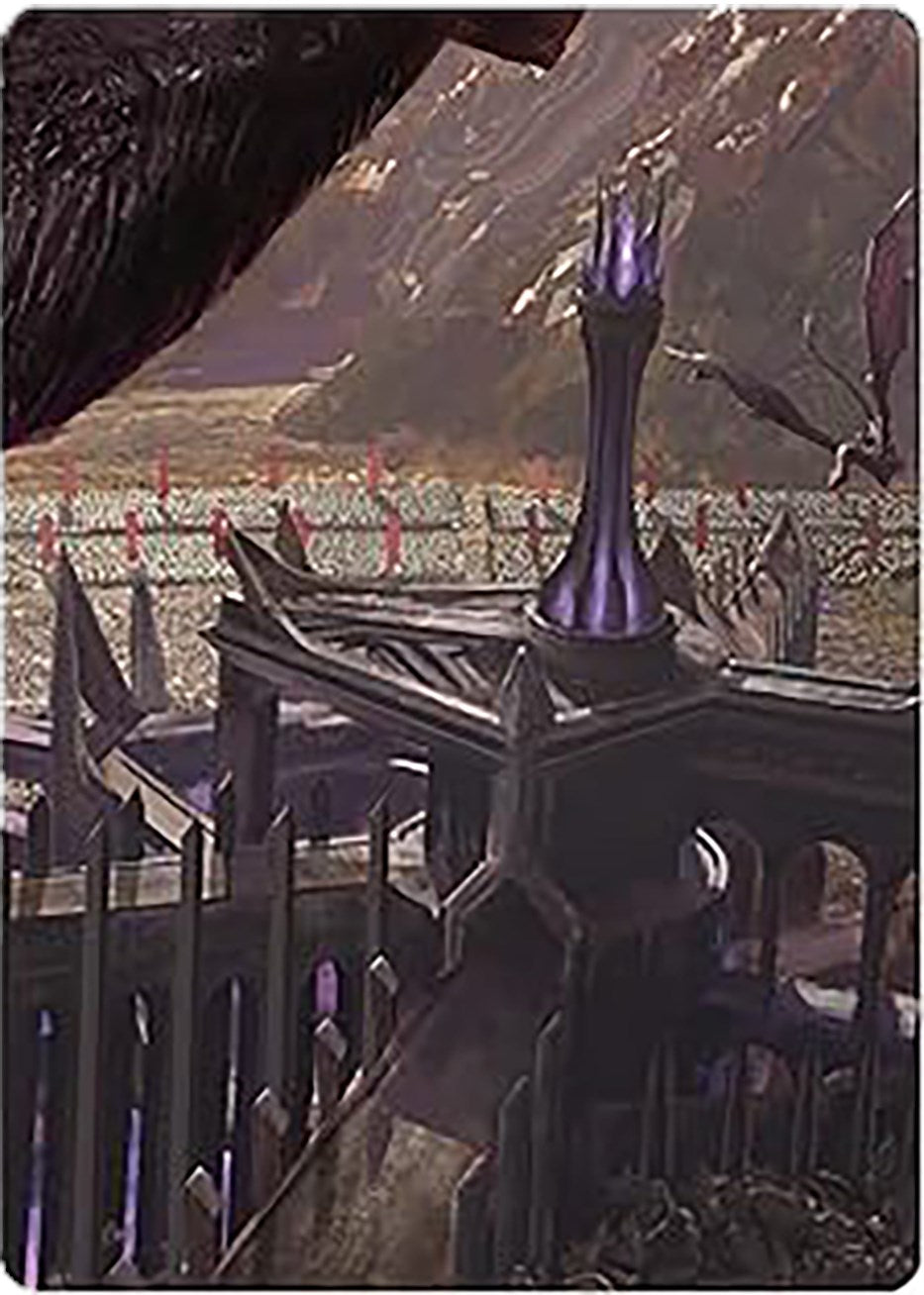 Minas Morgul, Dark Fortress Art Card [The Lord of the Rings: Tales of Middle-earth Art Series] | Pegasus Games WI