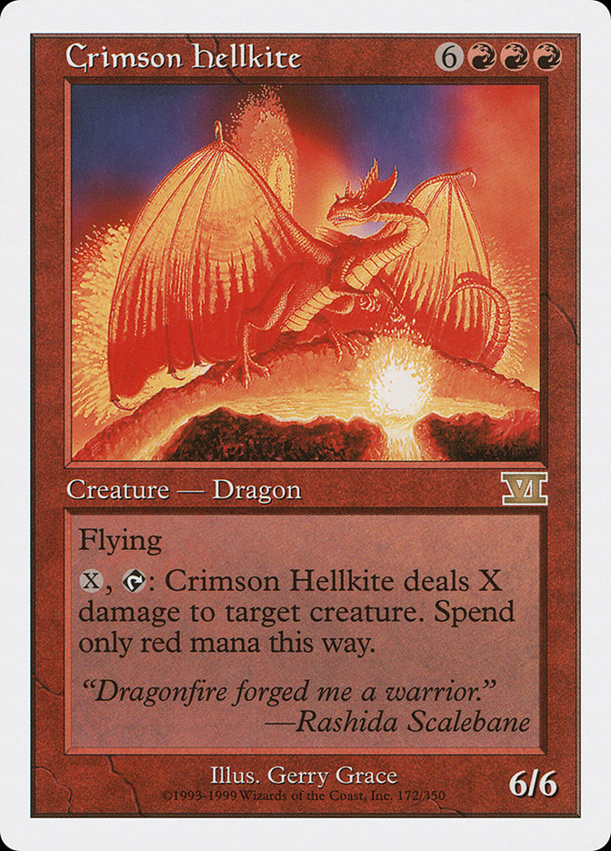 Crimson Hellkite [Classic Sixth Edition] | Pegasus Games WI