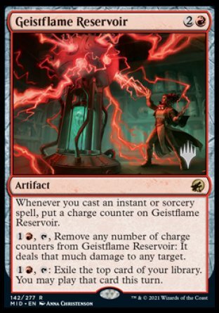 Geistflame Reservoir (Promo Pack) [Innistrad: Midnight Hunt Promos] | Pegasus Games WI