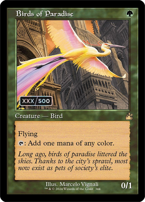 Birds of Paradise (Retro) (Serialized) [Ravnica Remastered] | Pegasus Games WI