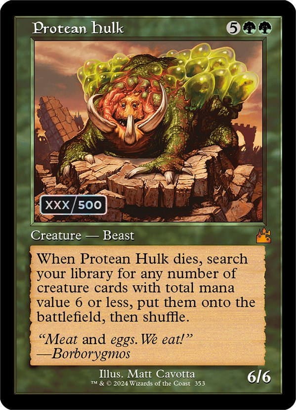 Protean Hulk (Retro) (Serialized) [Ravnica Remastered] | Pegasus Games WI