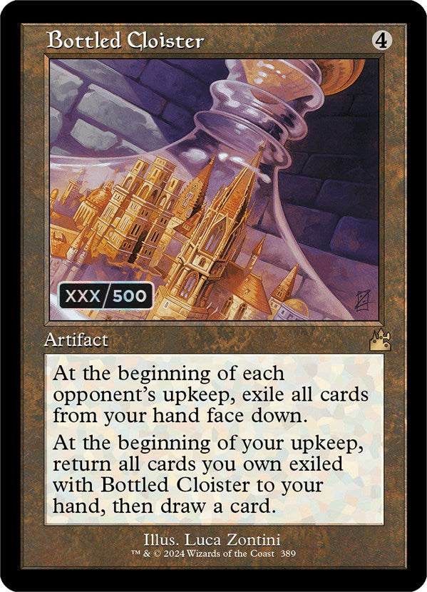 Bottled Cloister (Retro) (Serialized) [Ravnica Remastered] | Pegasus Games WI