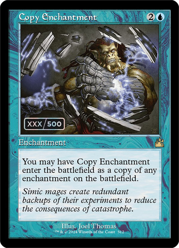 Copy Enchantment (Retro) (Serialized) [Ravnica Remastered] | Pegasus Games WI