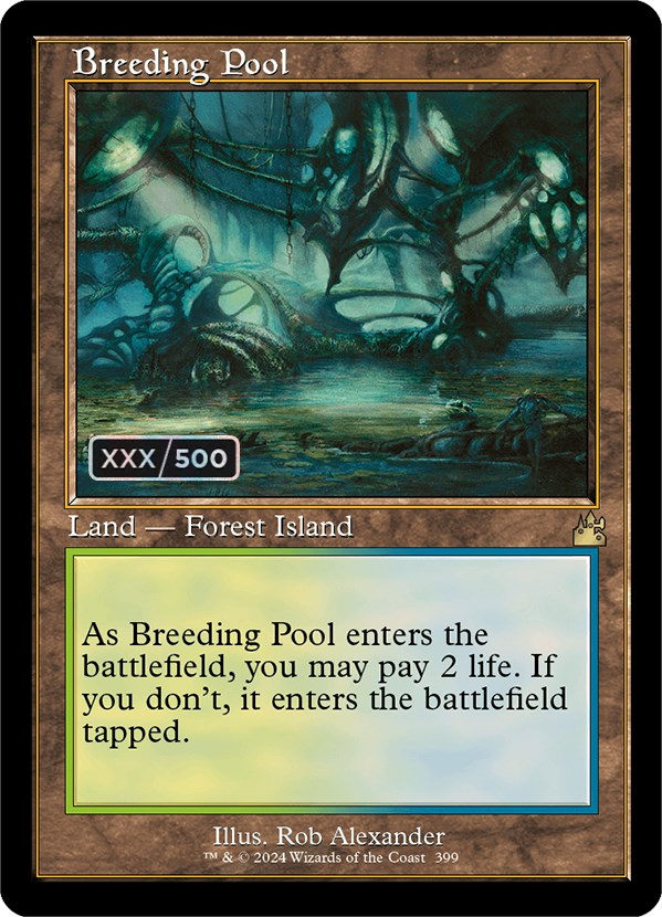 Breeding Pool (Retro) (Serialized) [Ravnica Remastered] | Pegasus Games WI