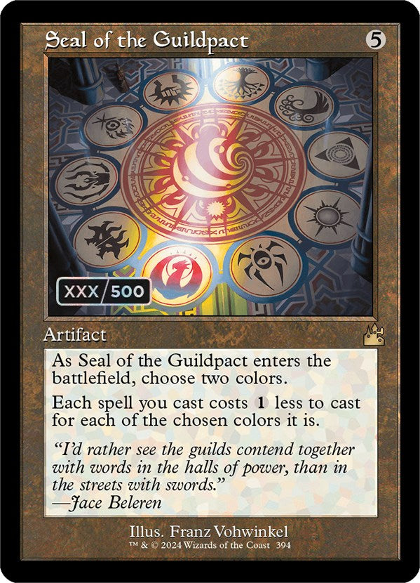 Seal of the Guildpact (Retro) (Serialized) [Ravnica Remastered] | Pegasus Games WI