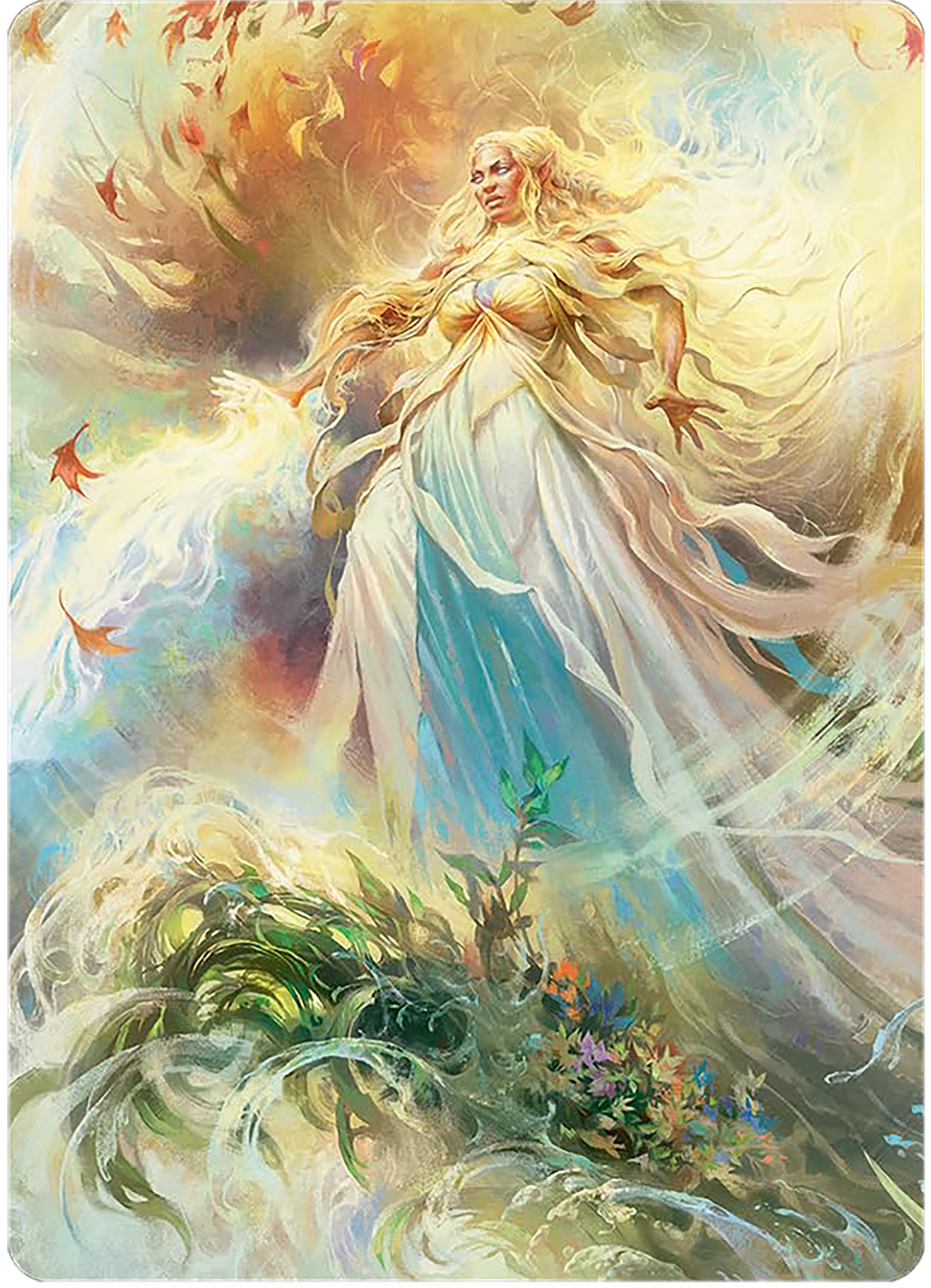 Galadriel, Light of Valinor Art Card [The Lord of the Rings: Tales of Middle-earth Art Series] | Pegasus Games WI