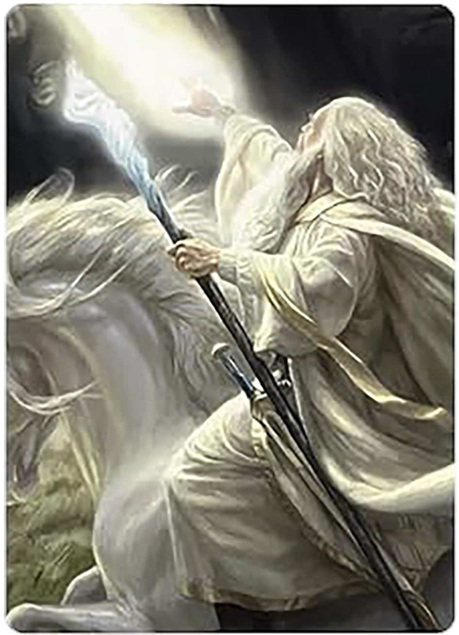 Gandalf of the Secret Fire Art Card [The Lord of the Rings: Tales of Middle-earth Art Series] | Pegasus Games WI