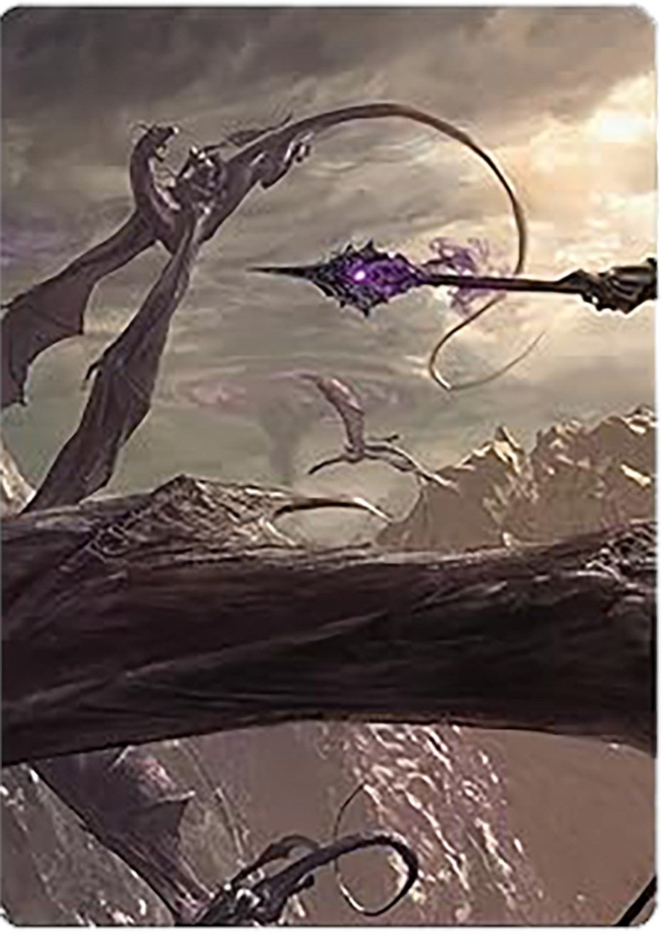 Nazgul Battle-Mace Art Card [The Lord of the Rings: Tales of Middle-earth Art Series] | Pegasus Games WI