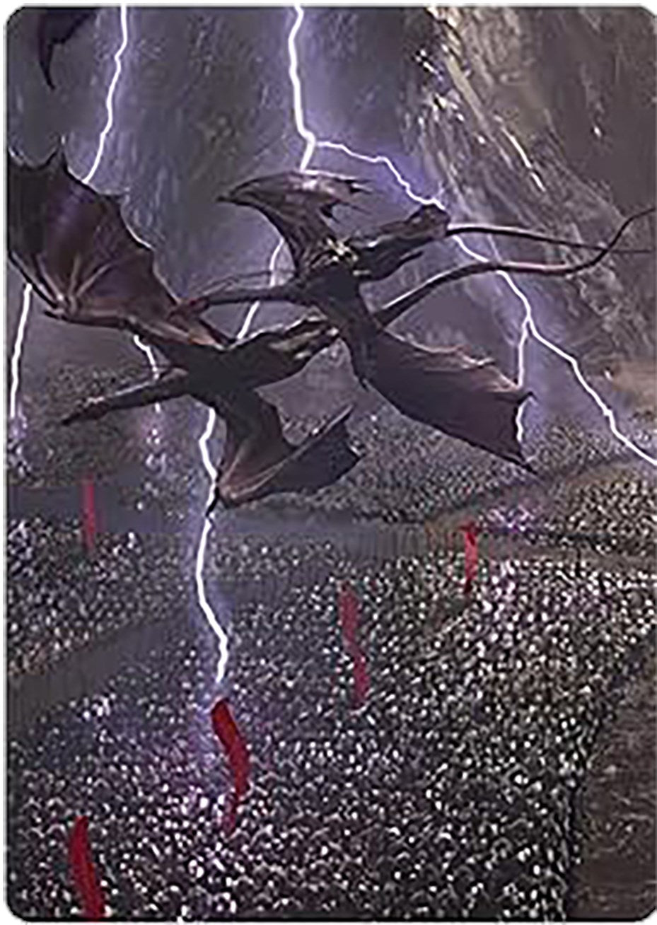 Mordor on the March Art Card [The Lord of the Rings: Tales of Middle-earth Art Series] | Pegasus Games WI