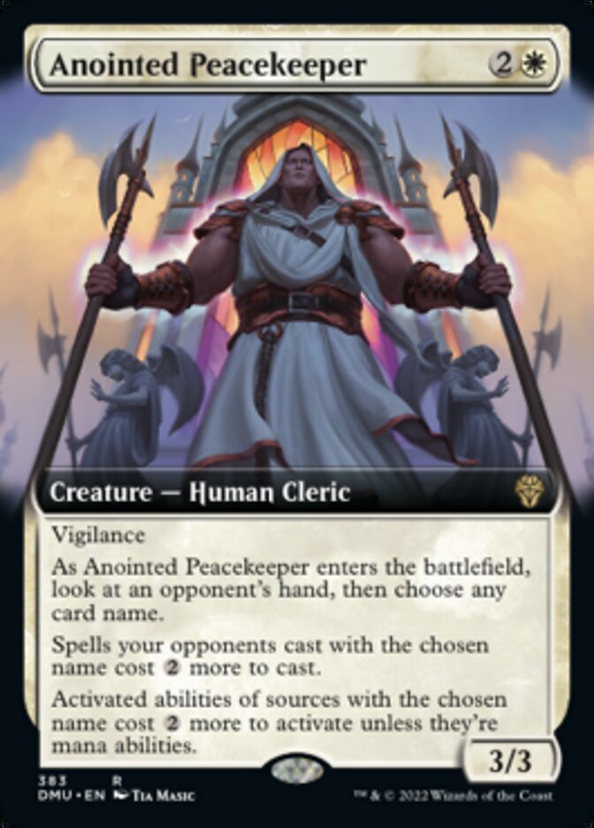 Anointed Peacekeeper (Extended Art) [Dominaria United] | Pegasus Games WI